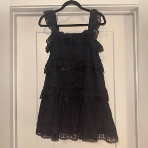 Flowy Ruffle Sleeveless Mini Dress with Built In Shorts